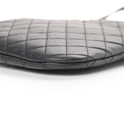 Chanel Aged Calfskin Quilted Crossbody Bag Black 10 of 10