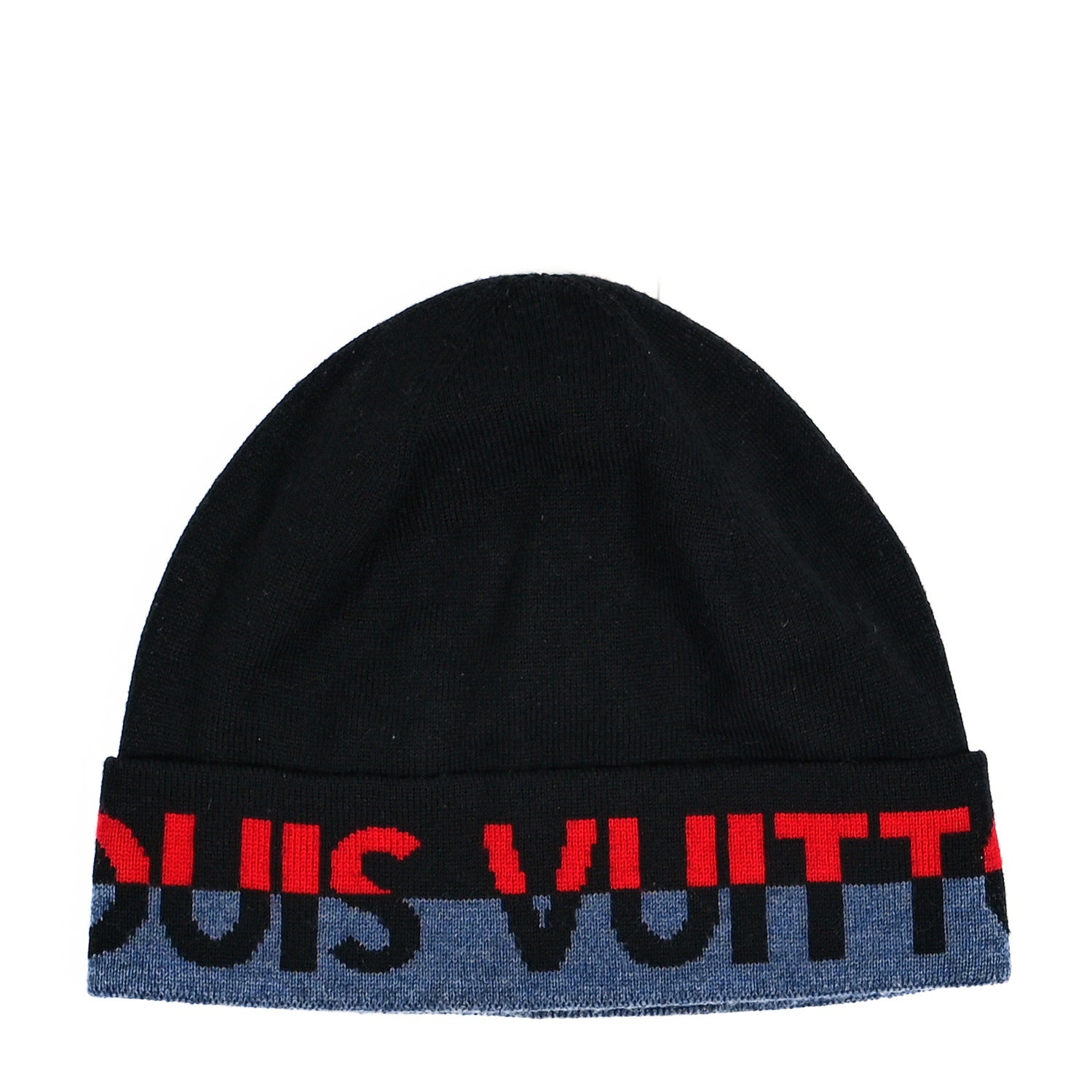 Louis Vuitton Wool Horizon Beanie Hat Rouge Blue 1 of 3