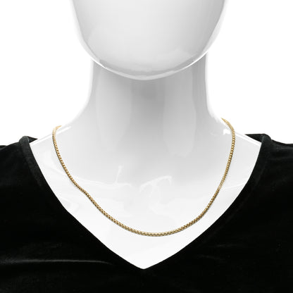 David Yurman 18K Yellow Gold 2.5mm Box Chain Necklace 20" 2 of 5
