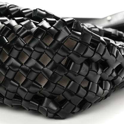 Bottega Veneta Nappa Intrecciato Crochet The Window Crossbody Bag Black 10 of 15