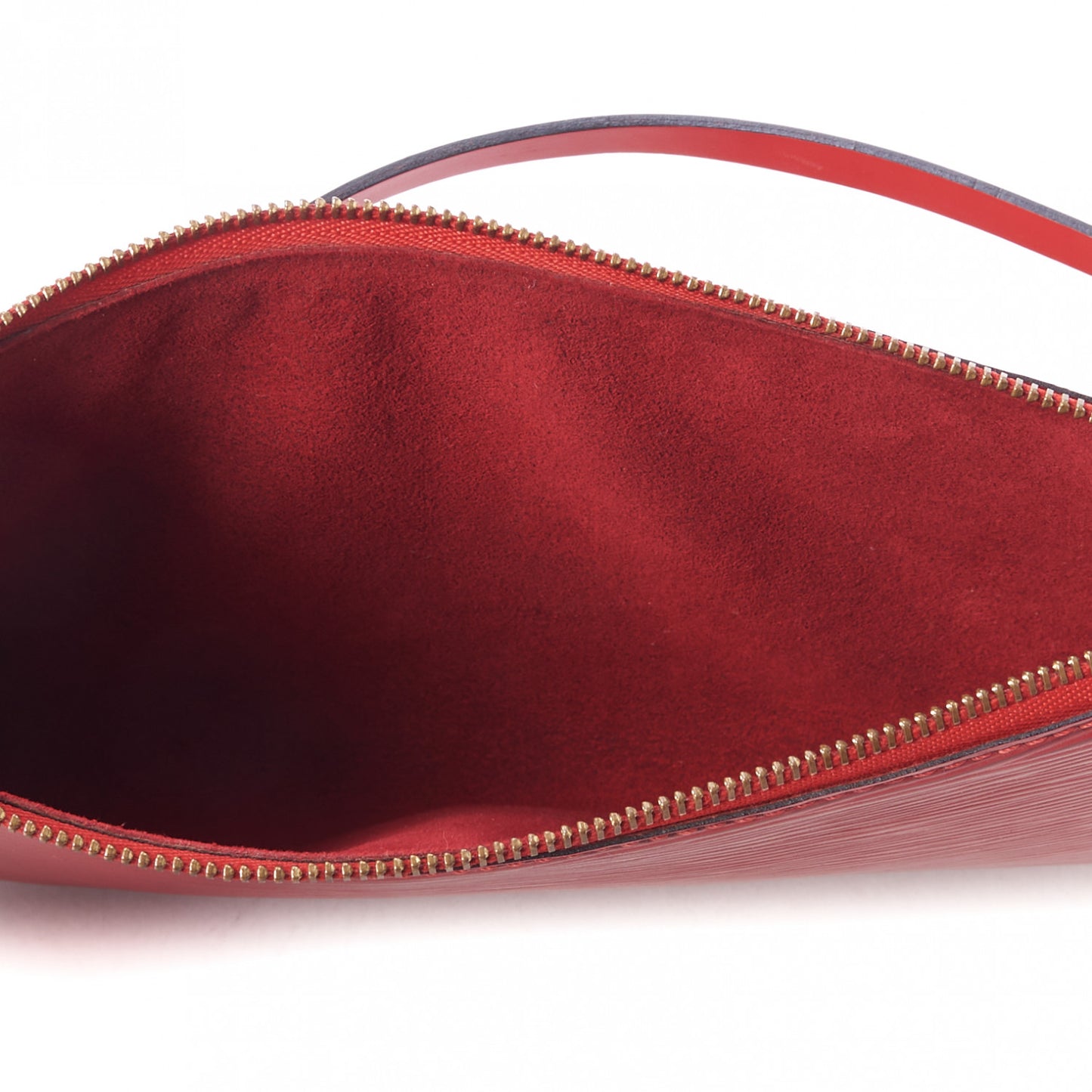 Epi Pochette Accessories 24 Castillan Red
