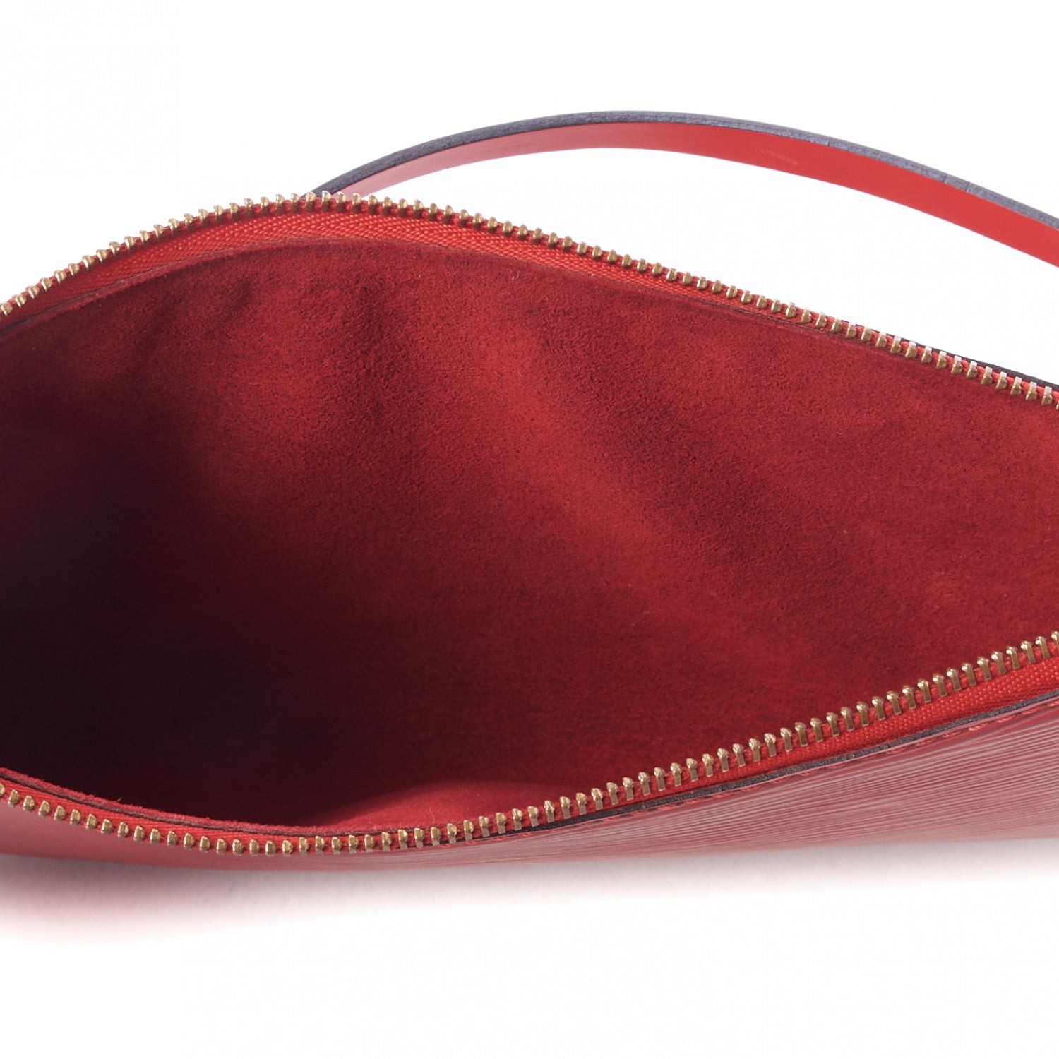 Louis Vuitton Epi Pochette Accessories 24 Castillan Red 7 of 8