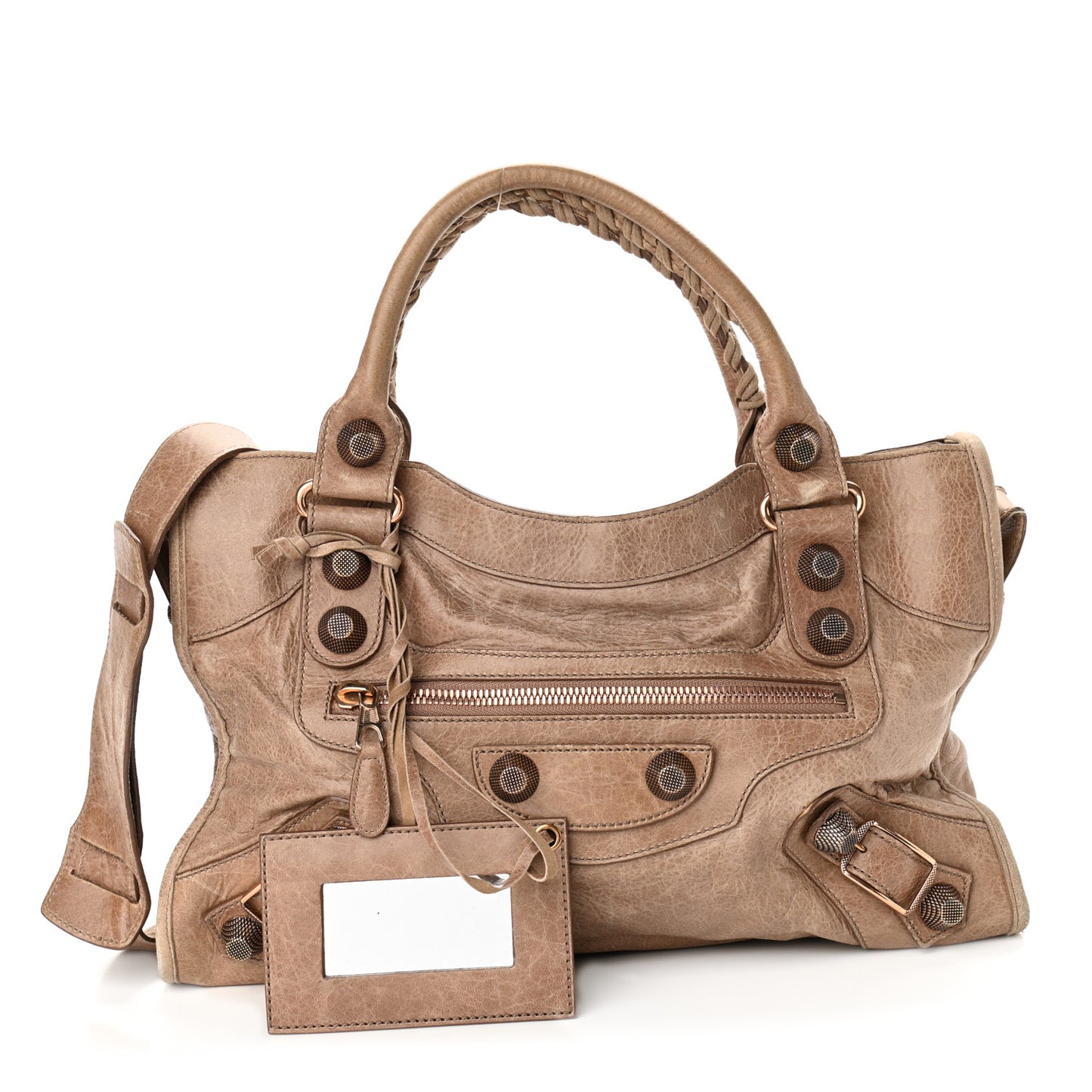 Agneau Giant 21 Rose Gold Hardware City Seigle
