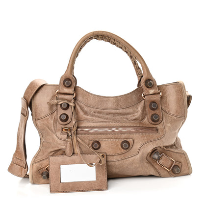 Balenciaga Agneau Giant 21 Rose Gold Hardware City Seigle 1 of 13