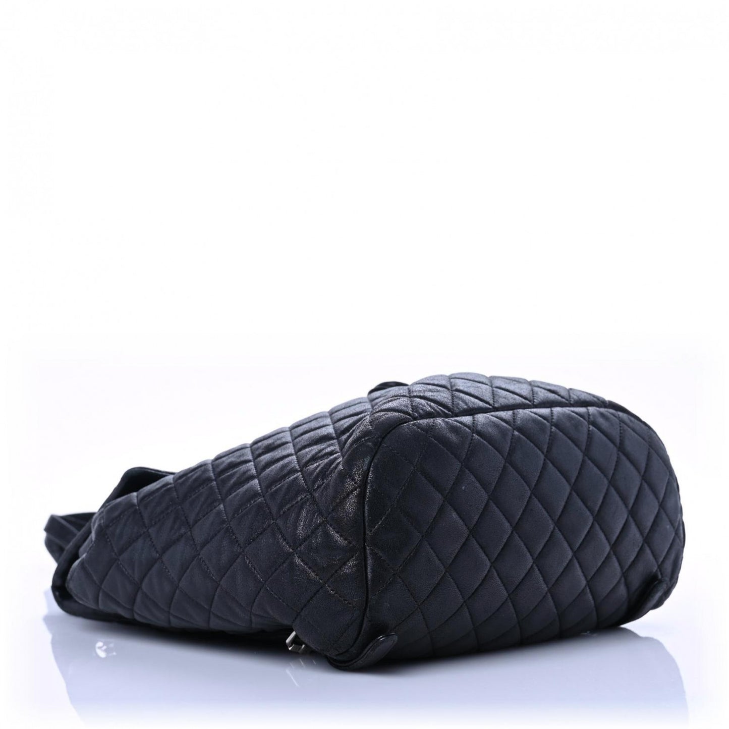 Lambskin Quilted Large Urban Spirit Backpack Black