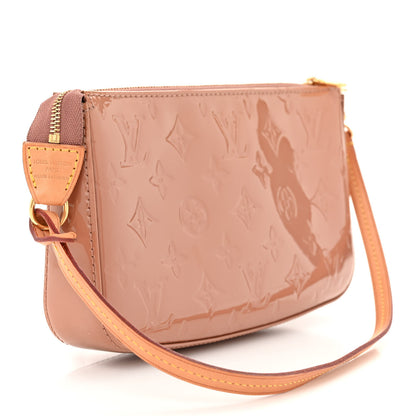 Louis Vuitton Vernis Pochette Accessories NM Rose Velours 3 of 11