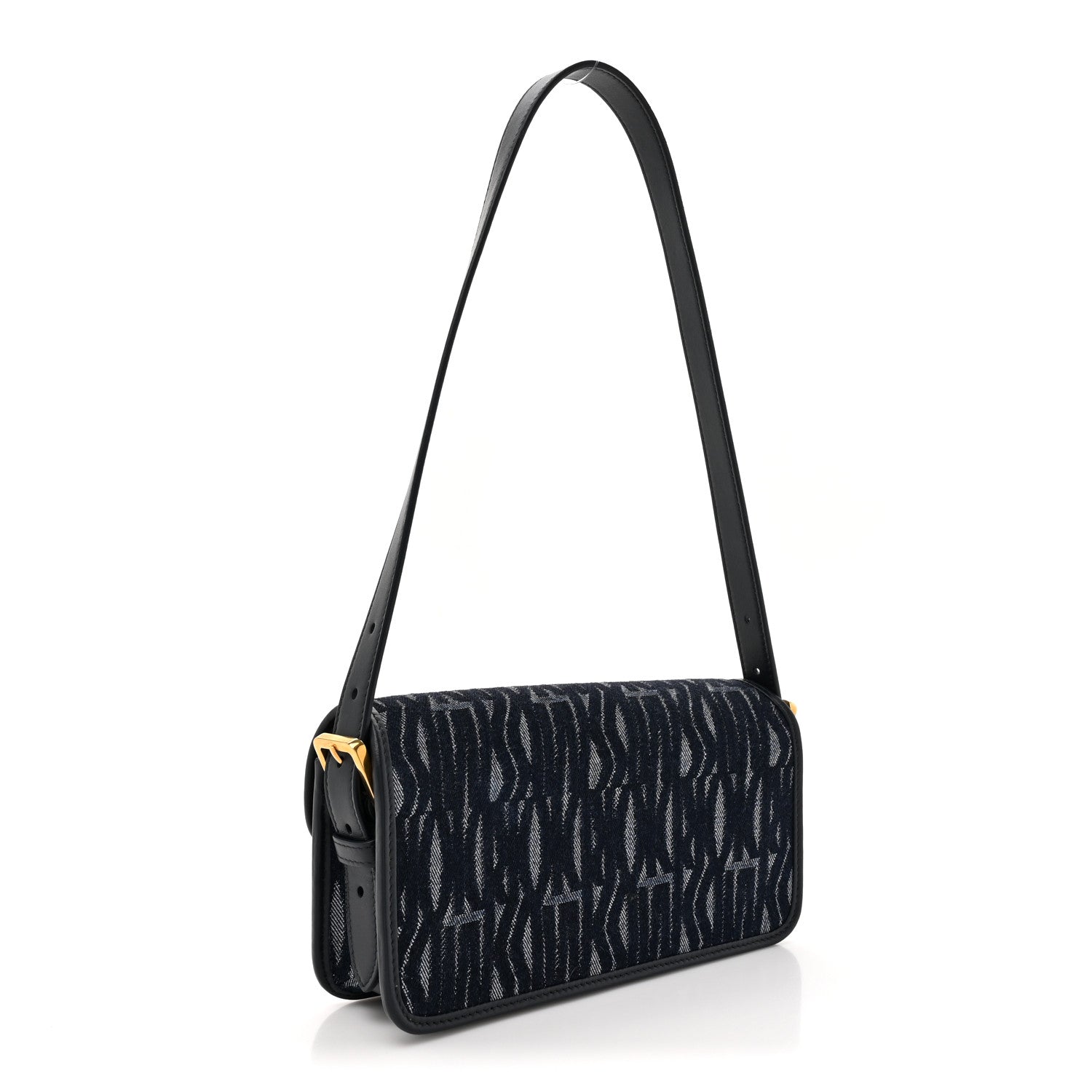 Christian Dior Denim All Over Miss Dior Flap Blue 3 of 10