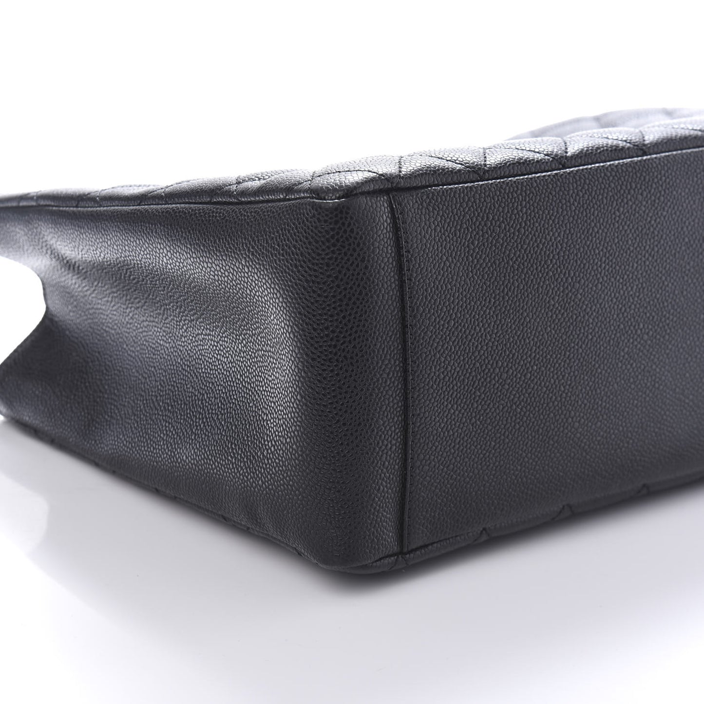 Caviar Quilted Grand Shopping Tote GST Black