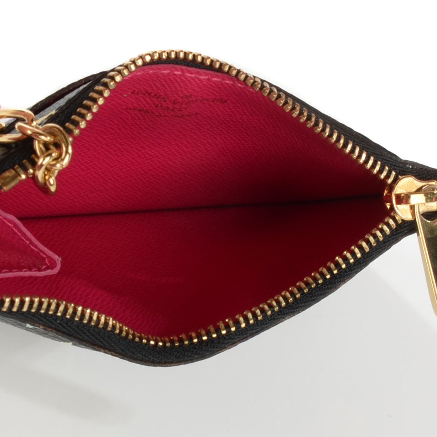 Monogram Multicolor Key Pouch Black Grenade