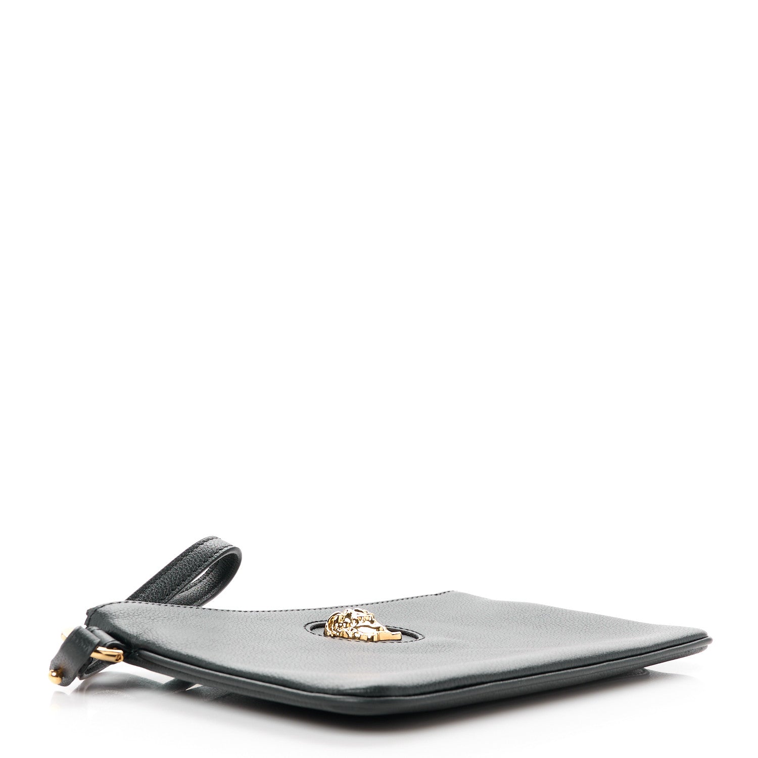 Versace Grained Calfskin La Medusa Pouch Black 4 of 8
