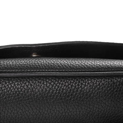 Gucci Pebbled Calfskin Medium Soho Flap Crossbody Black 9 of 9