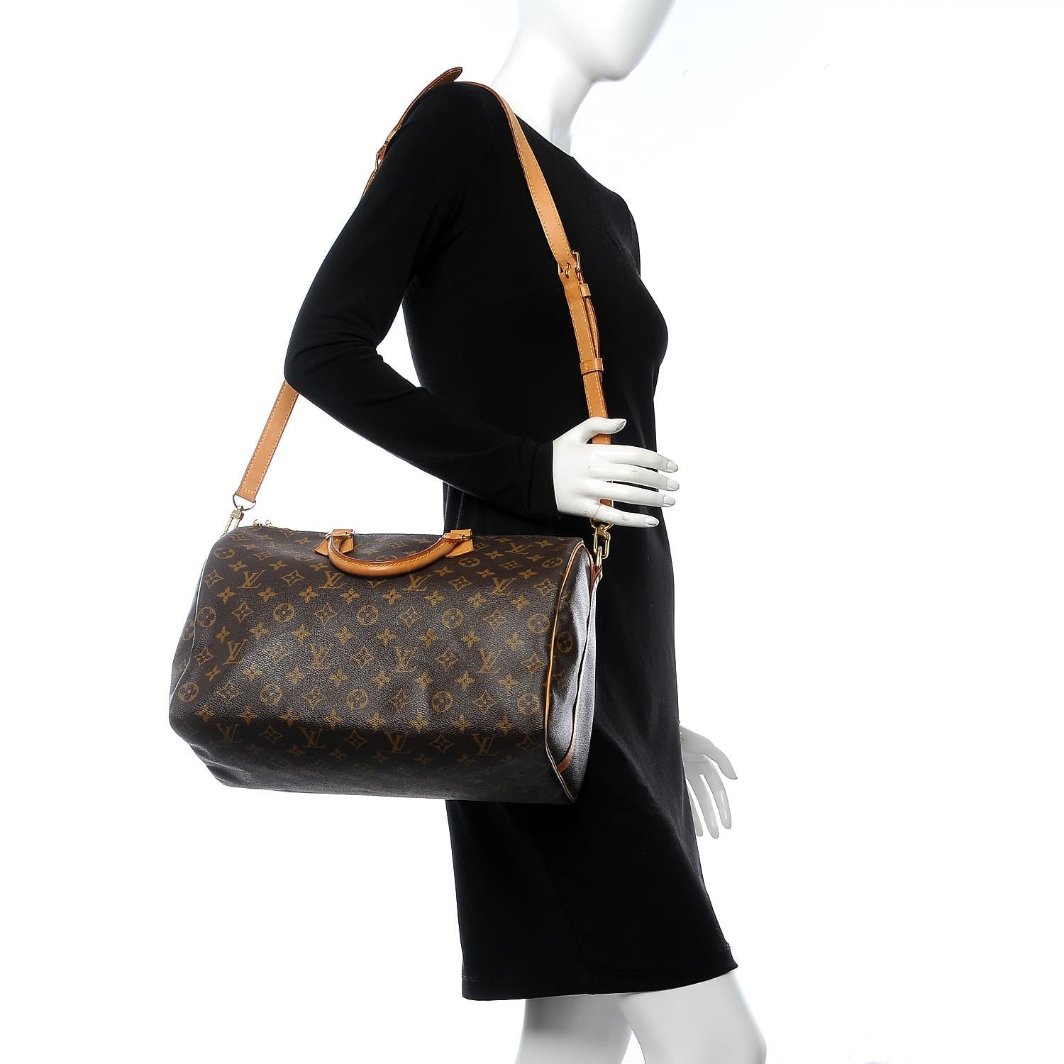 Louis Vuitton Monogram Speedy Bandouliere 35 2 of 7
