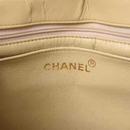 Chanel Lambskin Quilted CC Flap Beige 6 of 15
