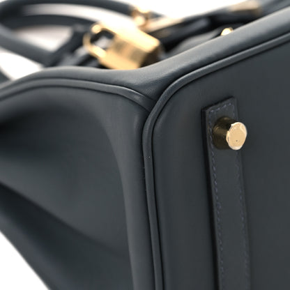 Hermes Swift Verso Birkin 25 Gris Misty Black 9 of 13