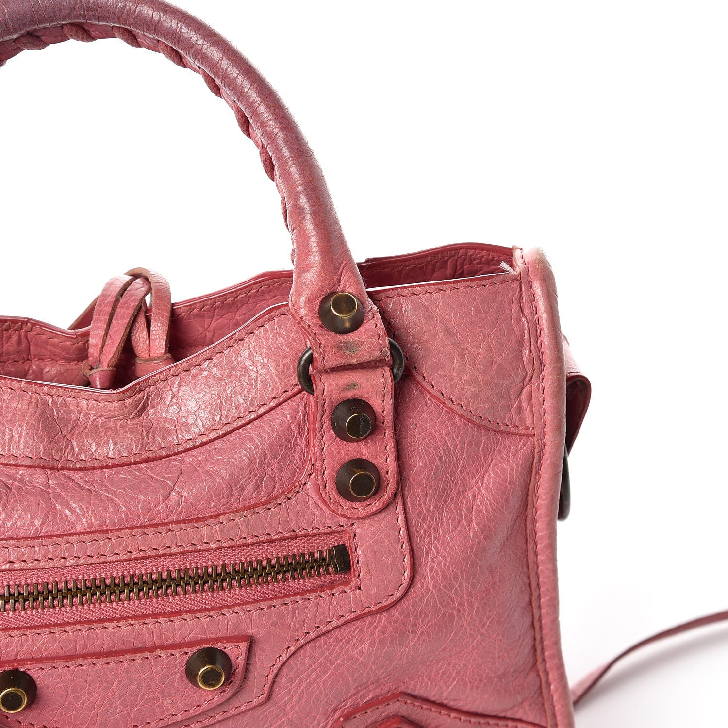 Balenciaga Agneau Classic Hardware Mini City Rose Bombon Raspberry 22 of 26