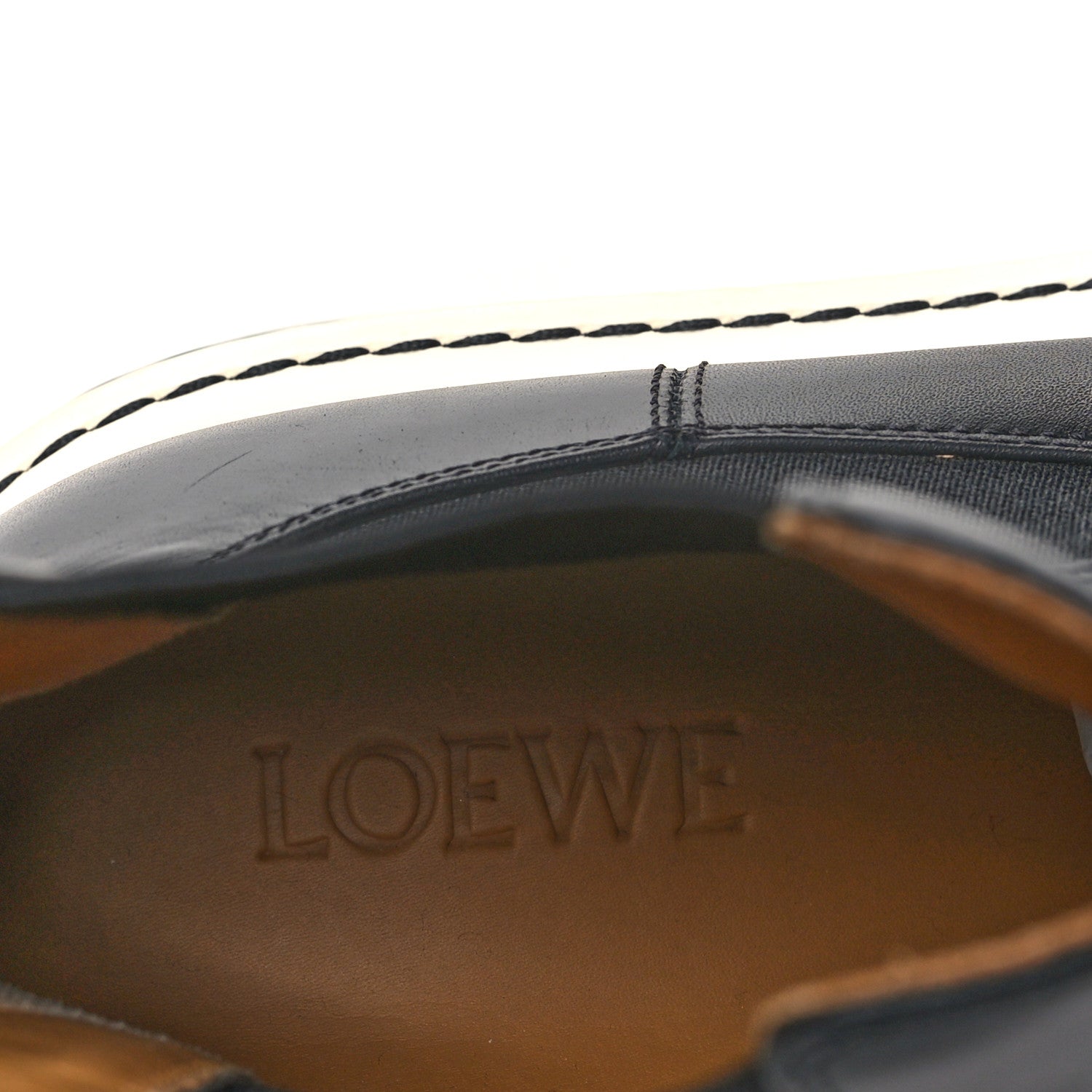 Loewe Calfskin Logo Chelsea Mens Boots 38 Black 8 of 9