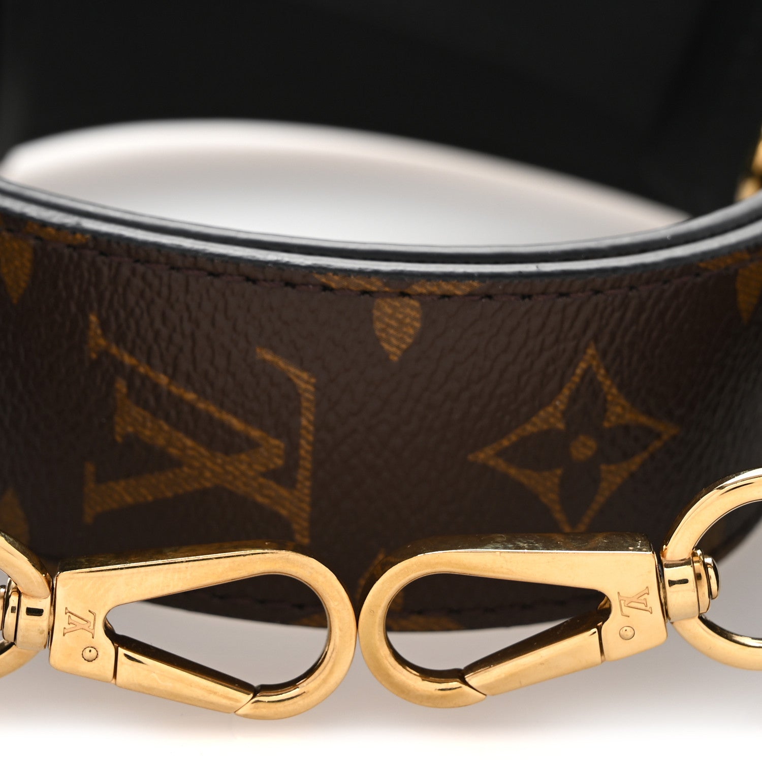 Louis Vuitton Monogram Adjustable Bandouliere Shoulder Strap Black 3 of 7
