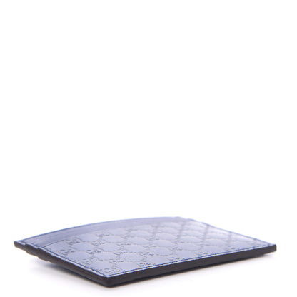 Gucci Microguccissima Card Holder Blue 3 of 6