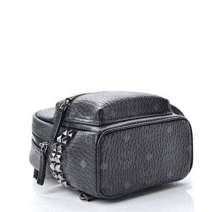 MCM Visetos Studded X-Mini Bebe Boo Backpack Black 4 of 10