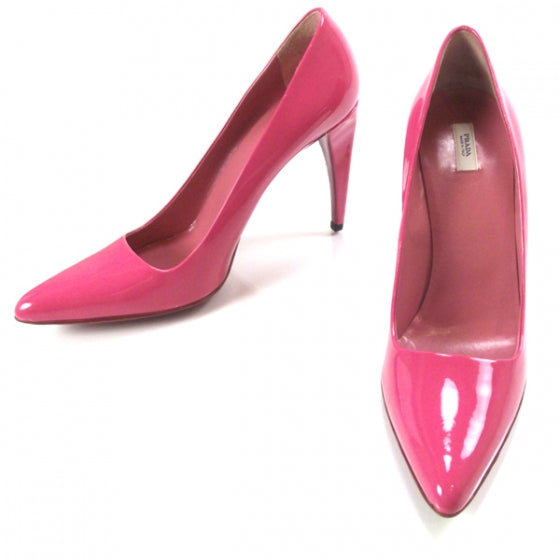 Prada Vernice Pumps 38.5 Pink 1 of 6