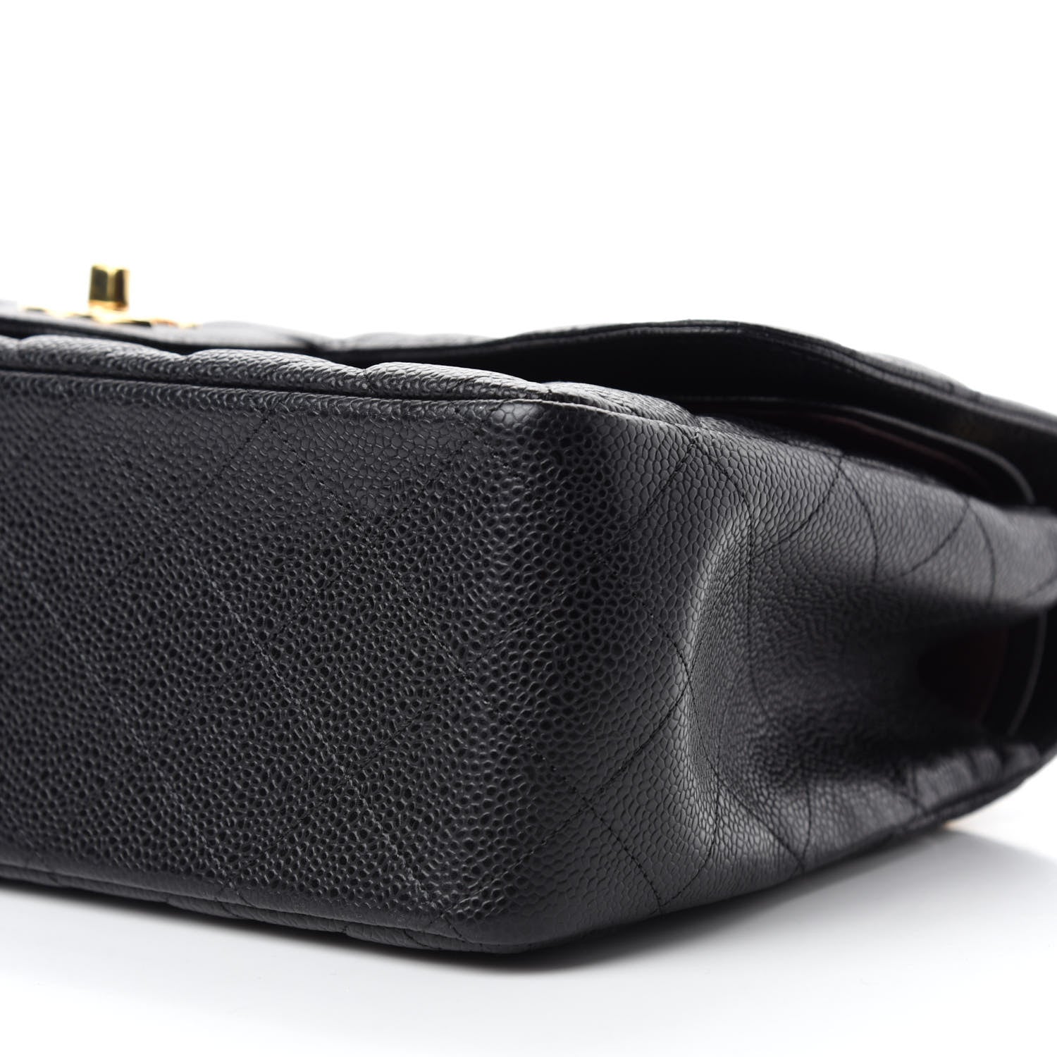 Chanel Caviar Quilted Jumbo Double Flap Black 7 of 11