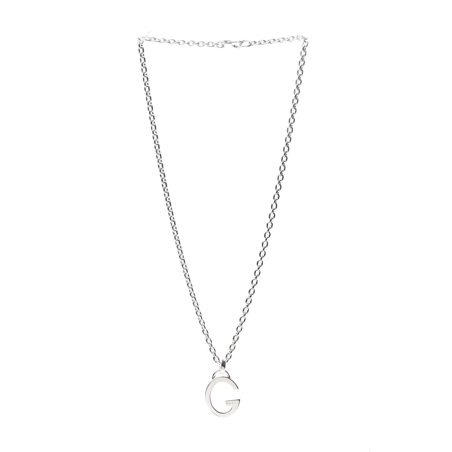 Sterling Silver Charlotte G Pendant Necklace