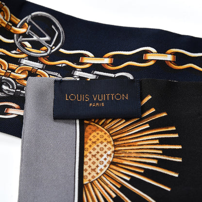 Louis Vuitton Silk Monogram Vendome Bandeau Navy 3 of 3