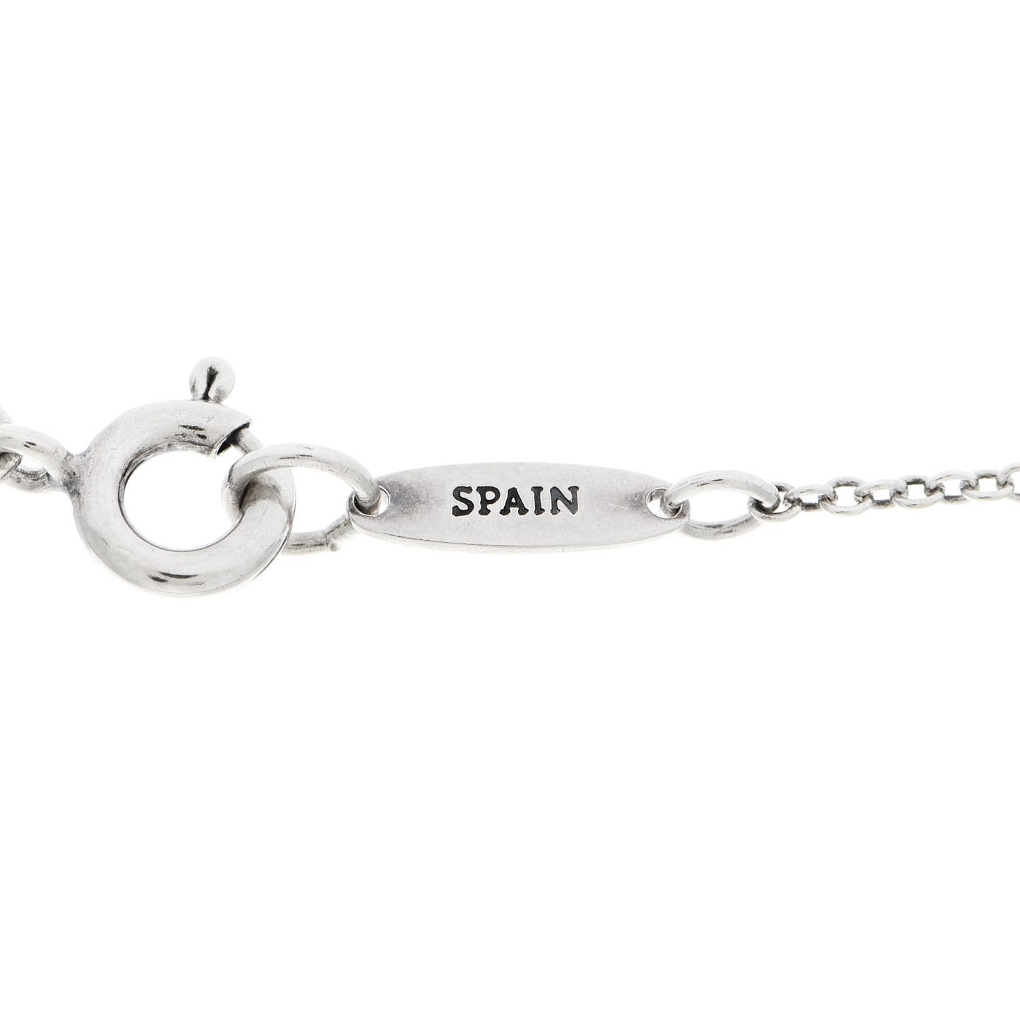 Sterling Silver Elsa Peretti Letter L Pendant Necklace