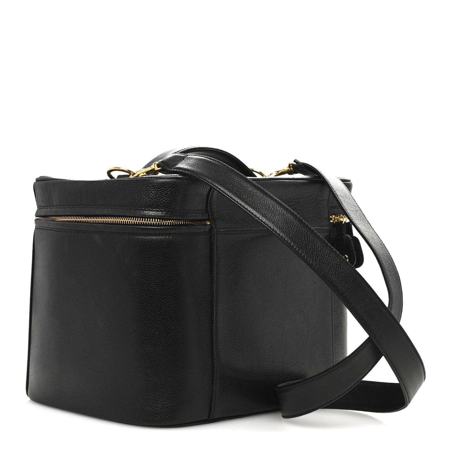 Caviar Timeless CC Large Cosmetic Train Case Black