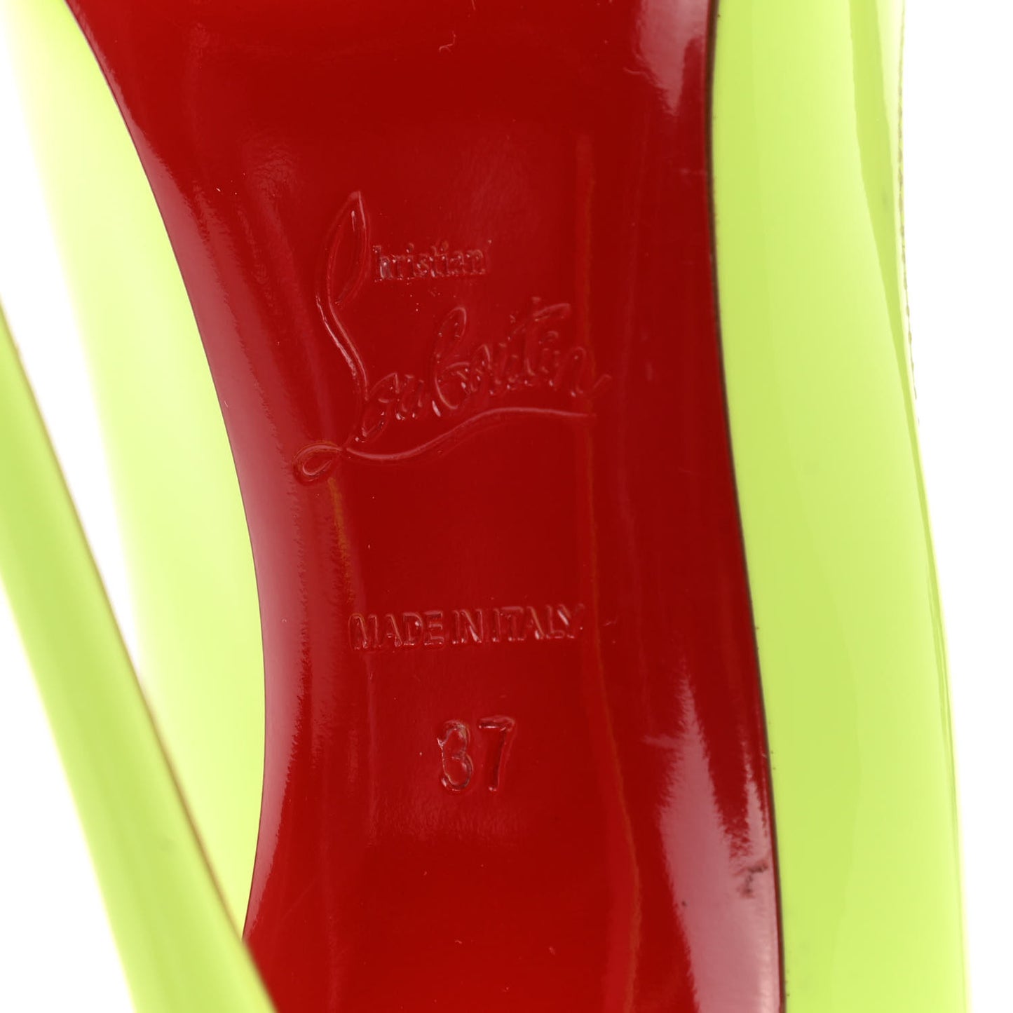 Patent So Kate 120 Pumps 37 Neon Yellow