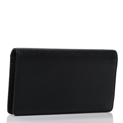 Chanel Caviar Timeless CC Yen Wallet Black 2 of 4