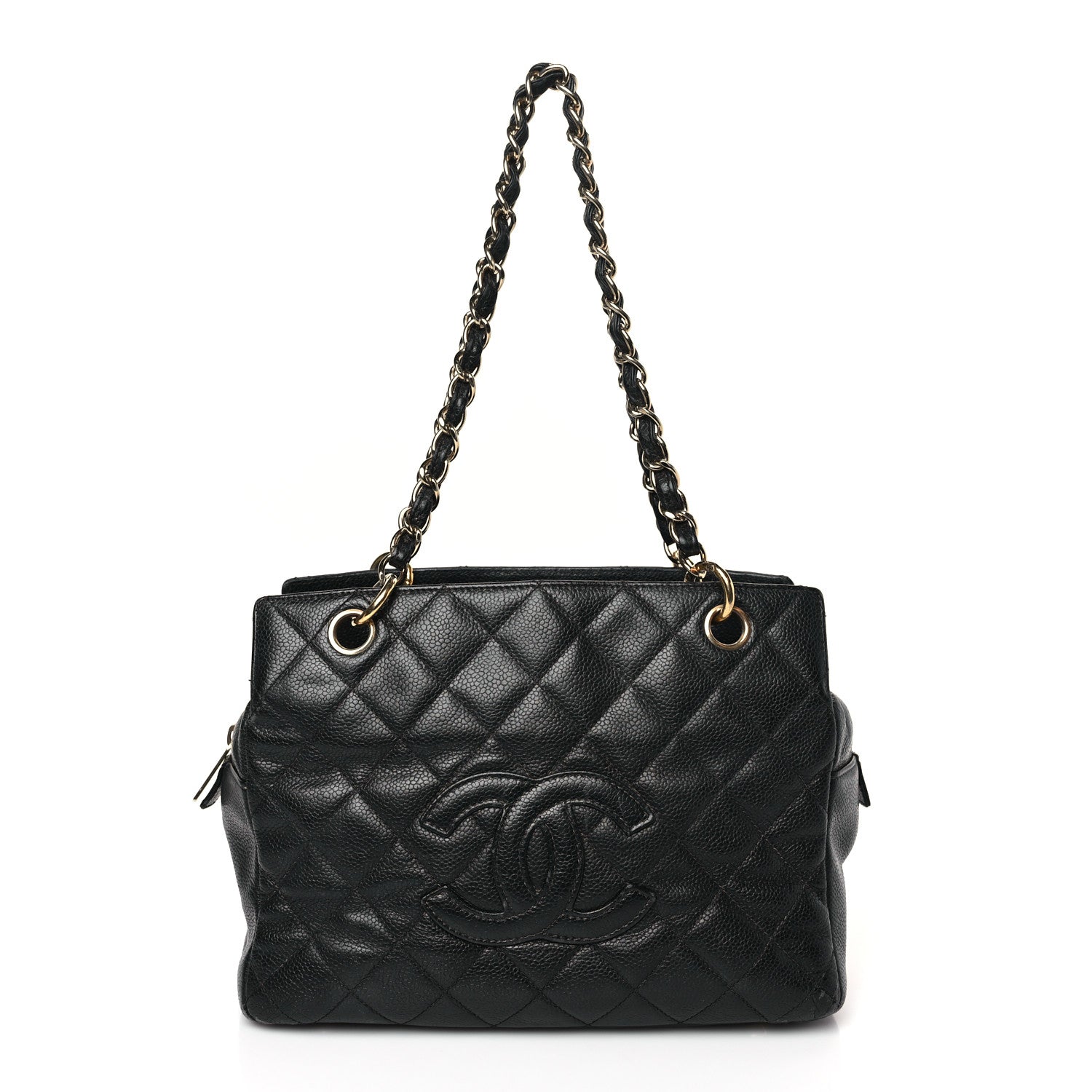 Chanel Caviar Quilted Petit Timeless Tote PTT Black 1 of 11