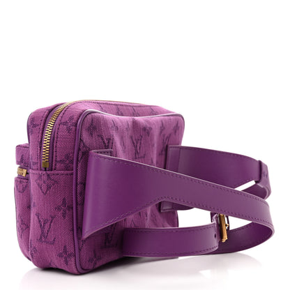 Louis Vuitton Denim Monogram Outdoor Bumbag Purple 3 of 10