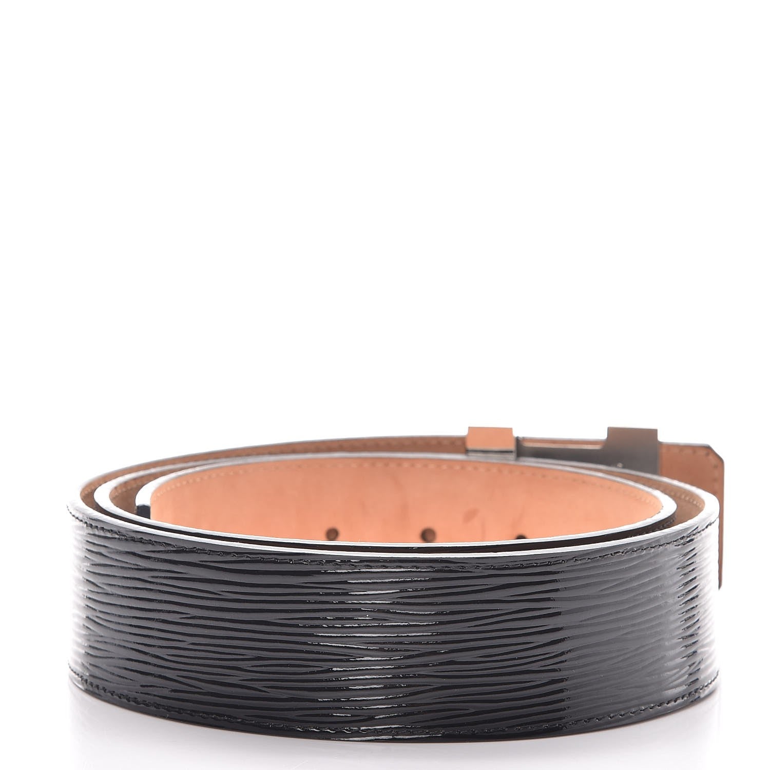 Louis Vuitton Epi Electric 40mm LV Initiales Belt 90 36 Black 3 of 10