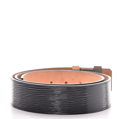 Louis Vuitton Epi Electric 40mm LV Initiales Belt 90 36 Black 3 of 10