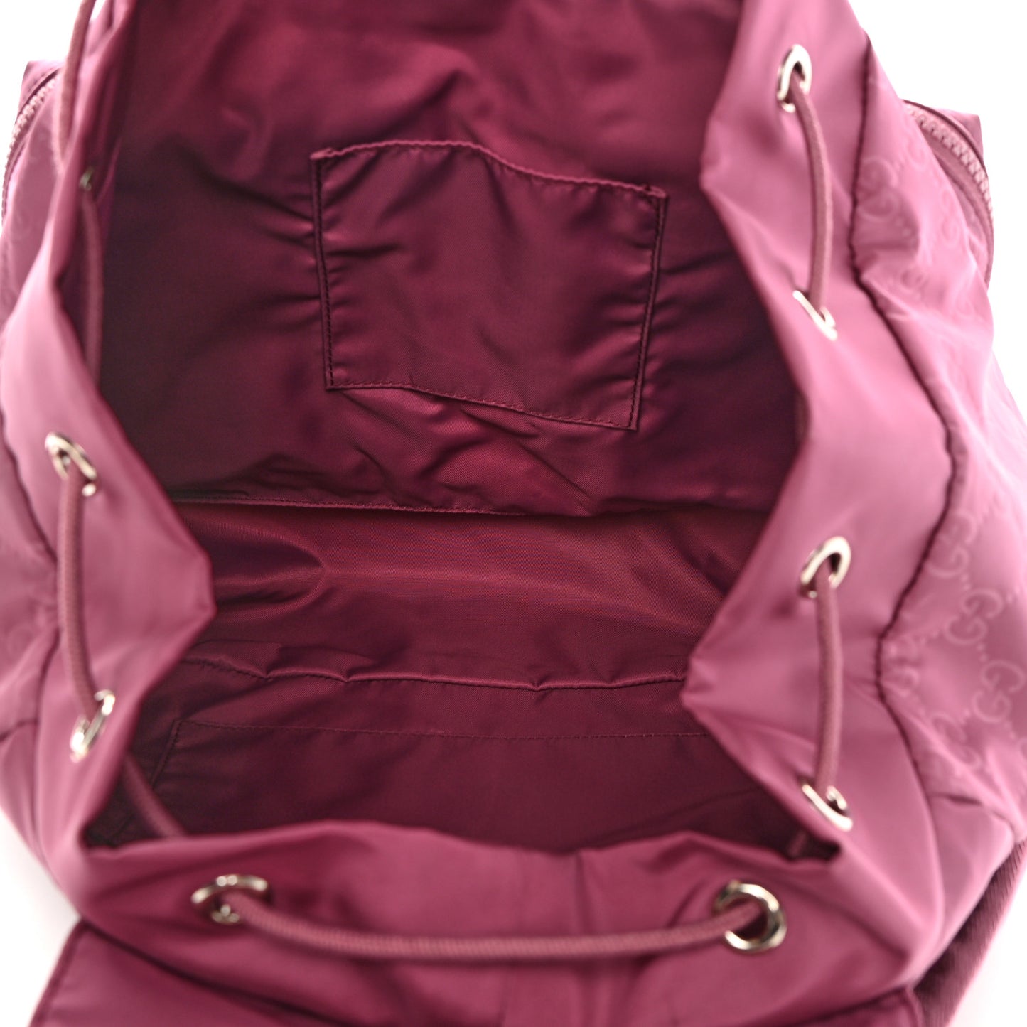 Nylon Monogram Small Single Buckle Backpack Pink