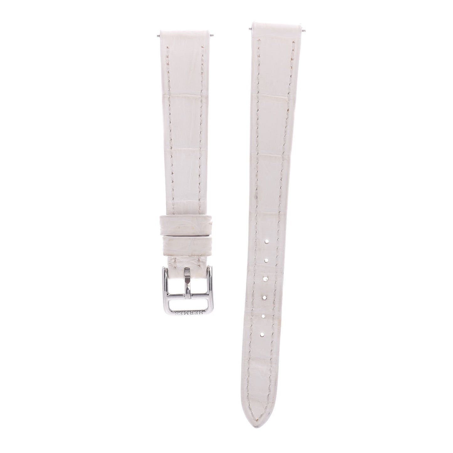 Stainless Steel Swift 21mm Heure H Hour Double Tour Quartz Watch Etoupe