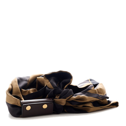 Fendi Silk Calfskin Strap You Tobacco Moro Ebano 2 of 7