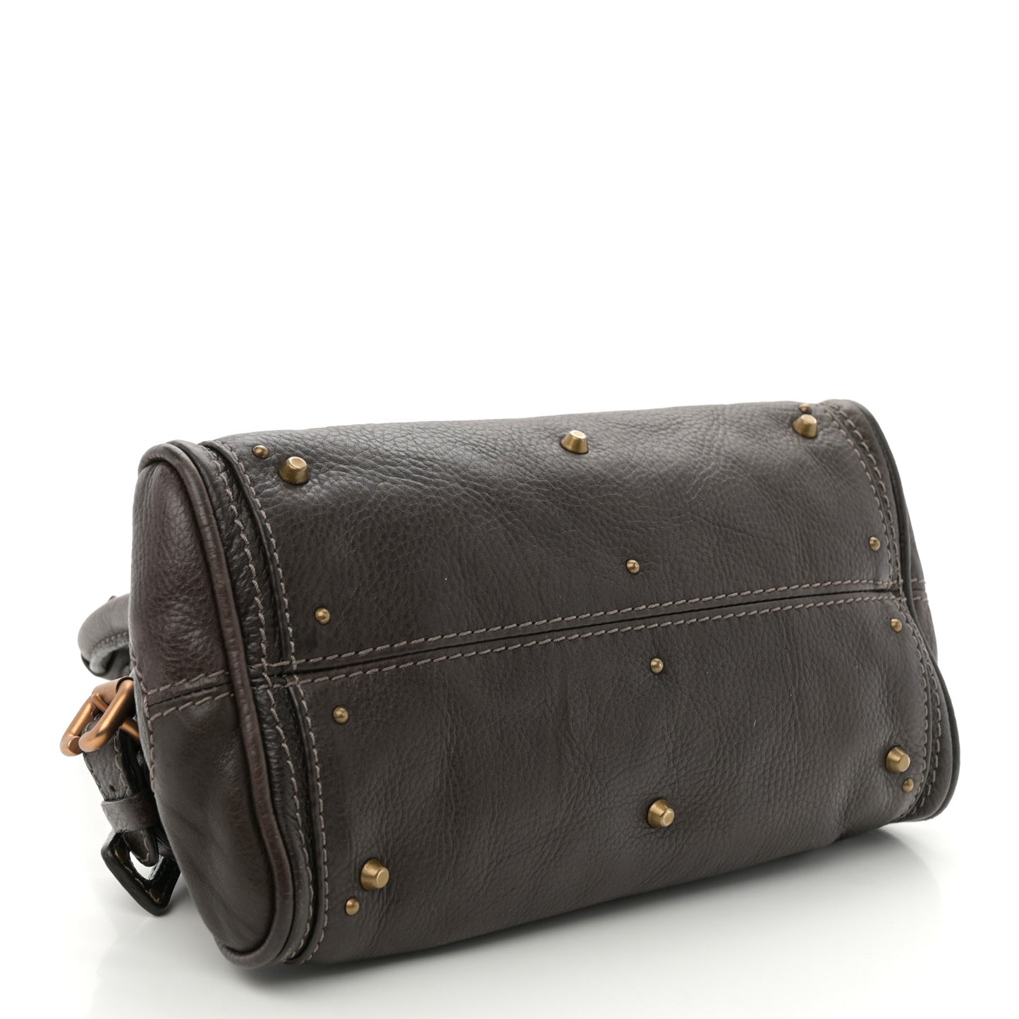 Calfskin Small Paddington Satchel Brun