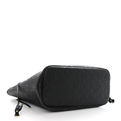 Louis Vuitton Empreinte Monogram Giant Neverfull MM Black 4 of 9