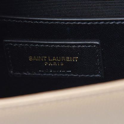 Saint Laurent Grain De Poudre Small Monogram Kate Satchel Nude Powder 6 of 7