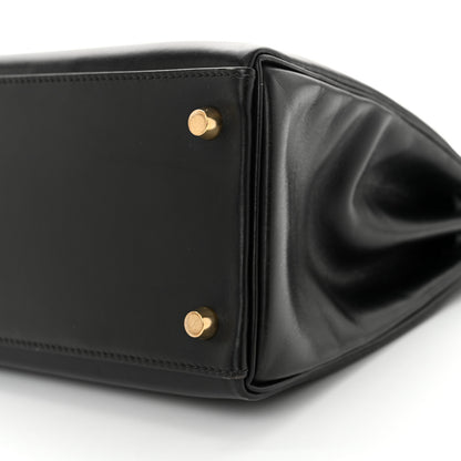 Hermes Box Kelly Retourne 28 Black 10 of 13