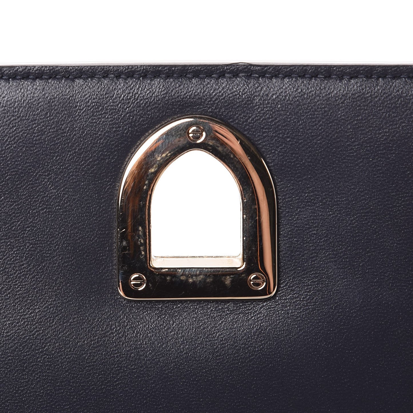 Patent Micro-Cannage Small Diorama Flap Bag White