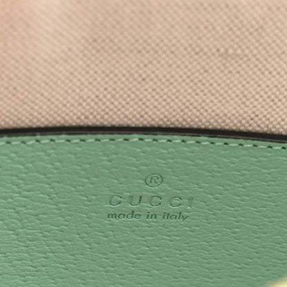 Gucci Monogram Jumbo GG Textured Dollar Calfskin Small Ophidia Dome Shoulder Bag Beige Pepperlight Mint 6 of 10