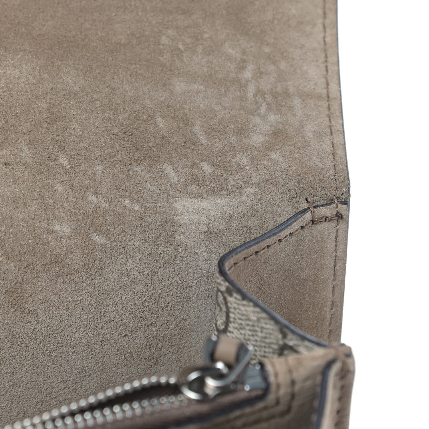 Gucci GG Supreme Monogram Medium Dionysus Shoulder Bag Taupe 10 of 15