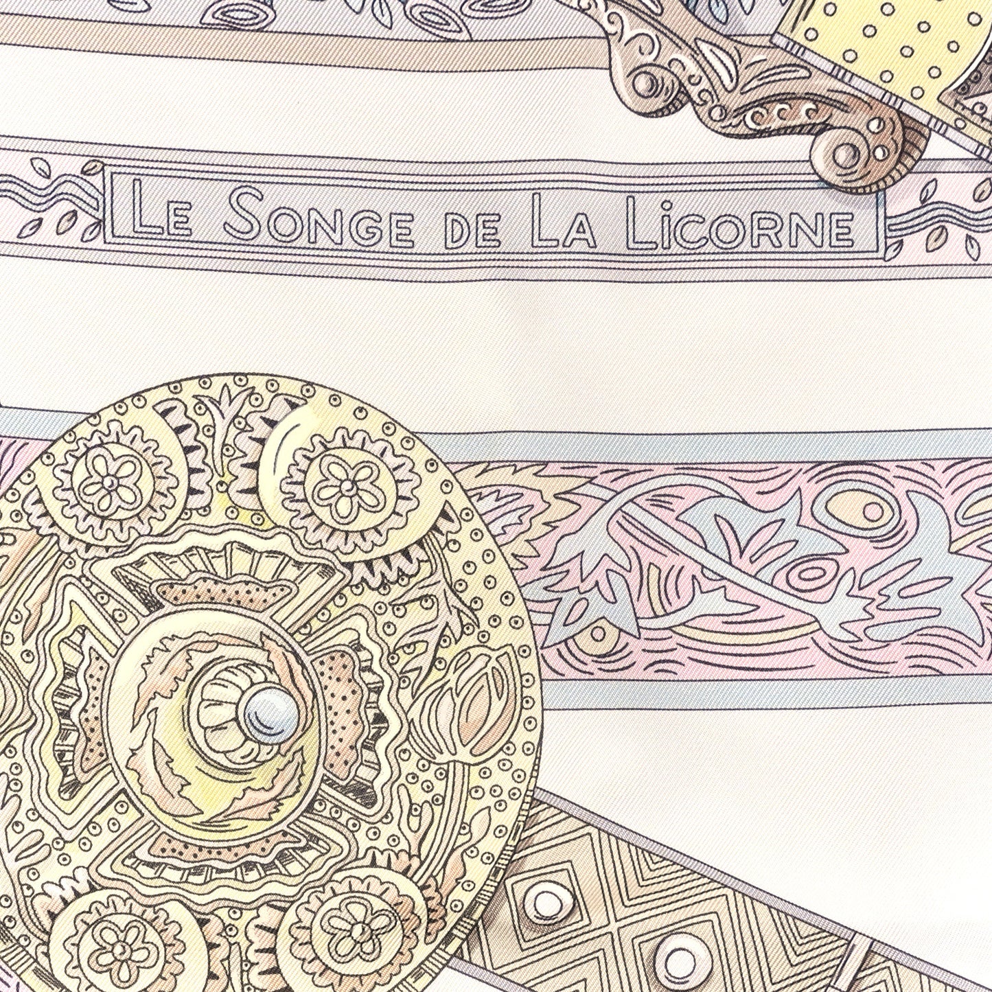 Silk Le Songe De La Licorne Scarf 90