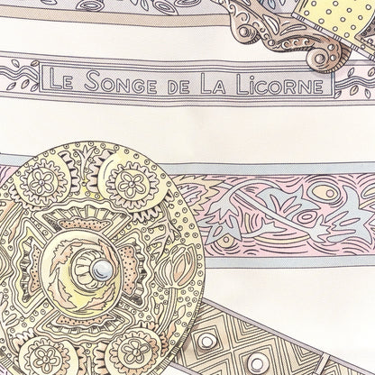 Hermes Silk Le Songe De La Licorne Scarf 90 4 of 5