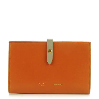 Celine Shiny Calfskin Palmelato Large Multifunction Strap Wallet Tawny 1 of 9