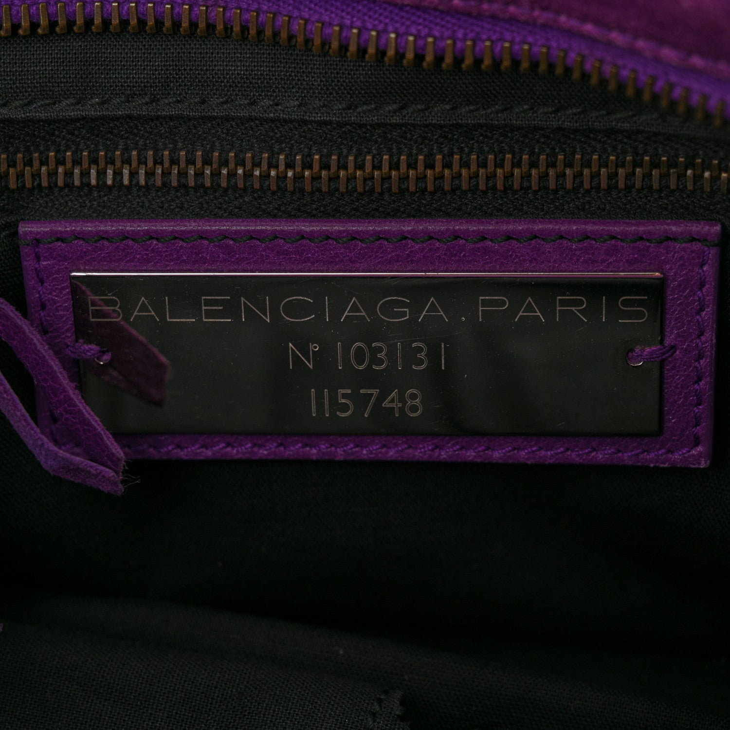 Balenciaga Agneau Classic Hardware City Ultraviolet 7 of 15