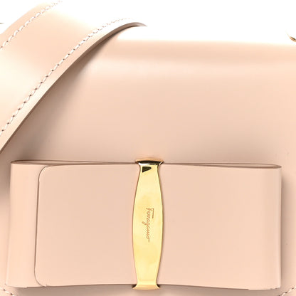 Salvatore Ferragamo Smooth Calfskin Small Anna Shoulder Bag New Bisque 7 of 9